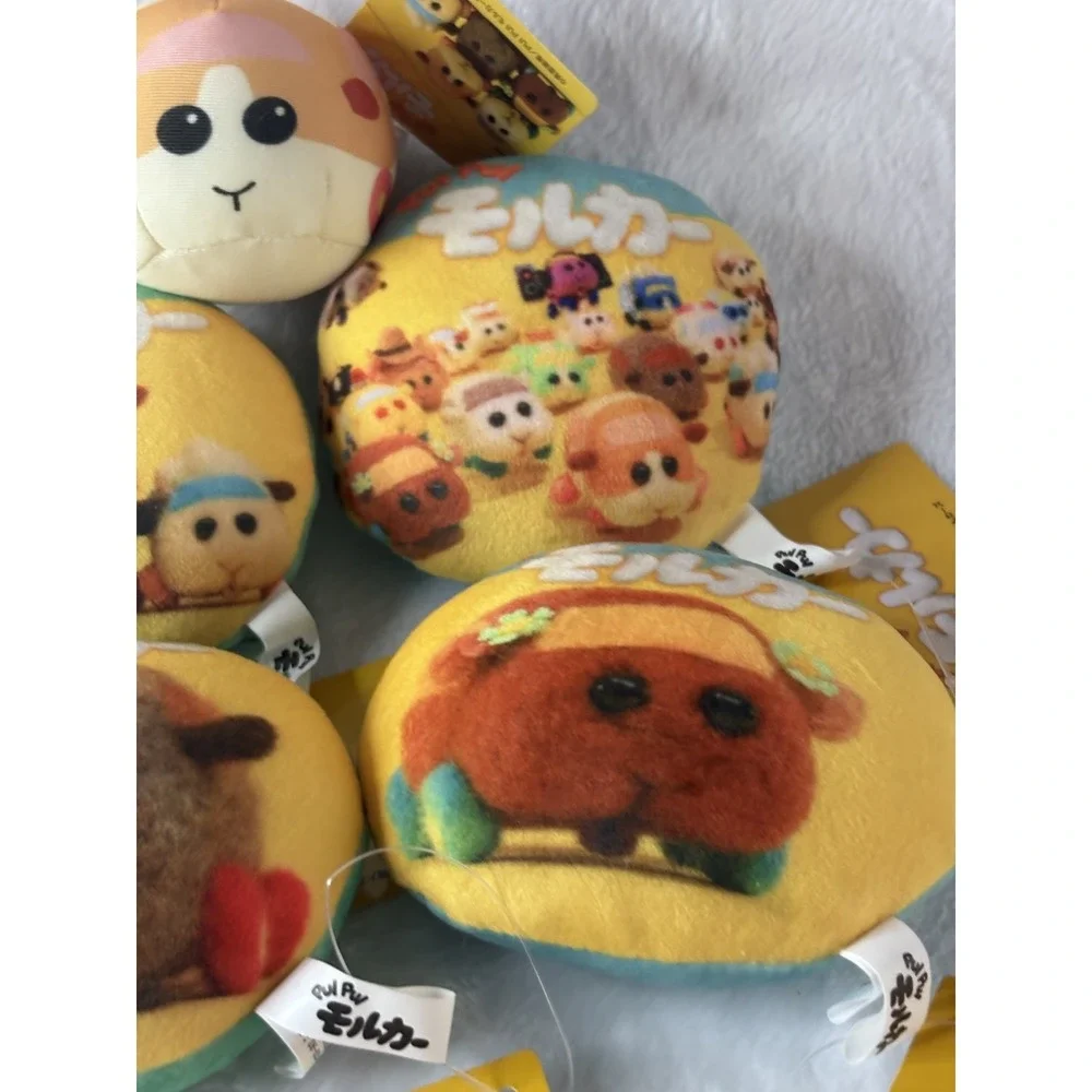 Pui Pui Molcar Cushion Ball Keychain Guinea Pig Plush Stuffed Toy 2